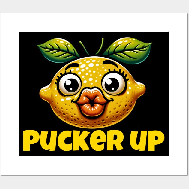 Zesty Pucker Up Lemon Wall Art by FnF.Soldier 